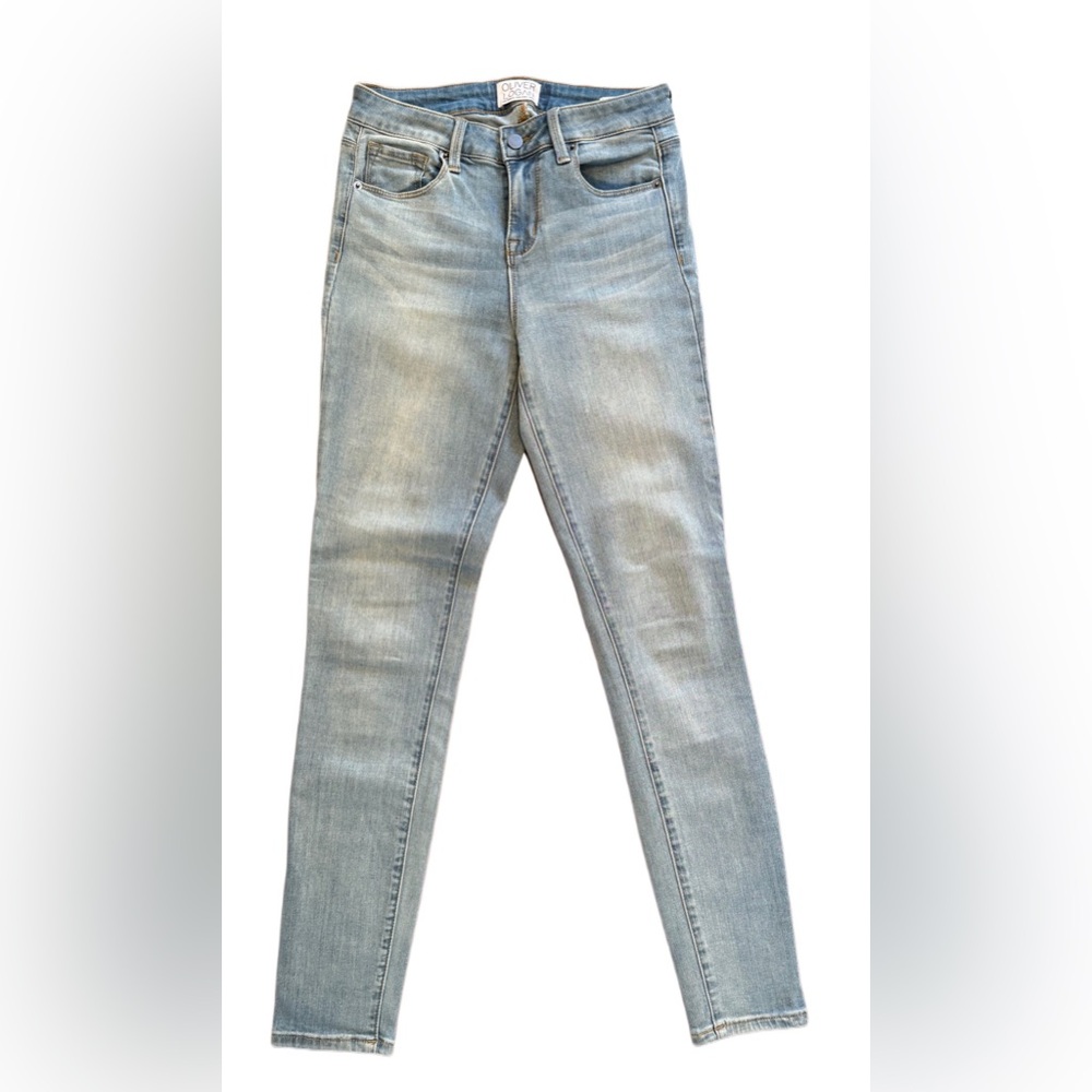 Oliver Logan light blue skinny jeans high rise skinny 26 x 30